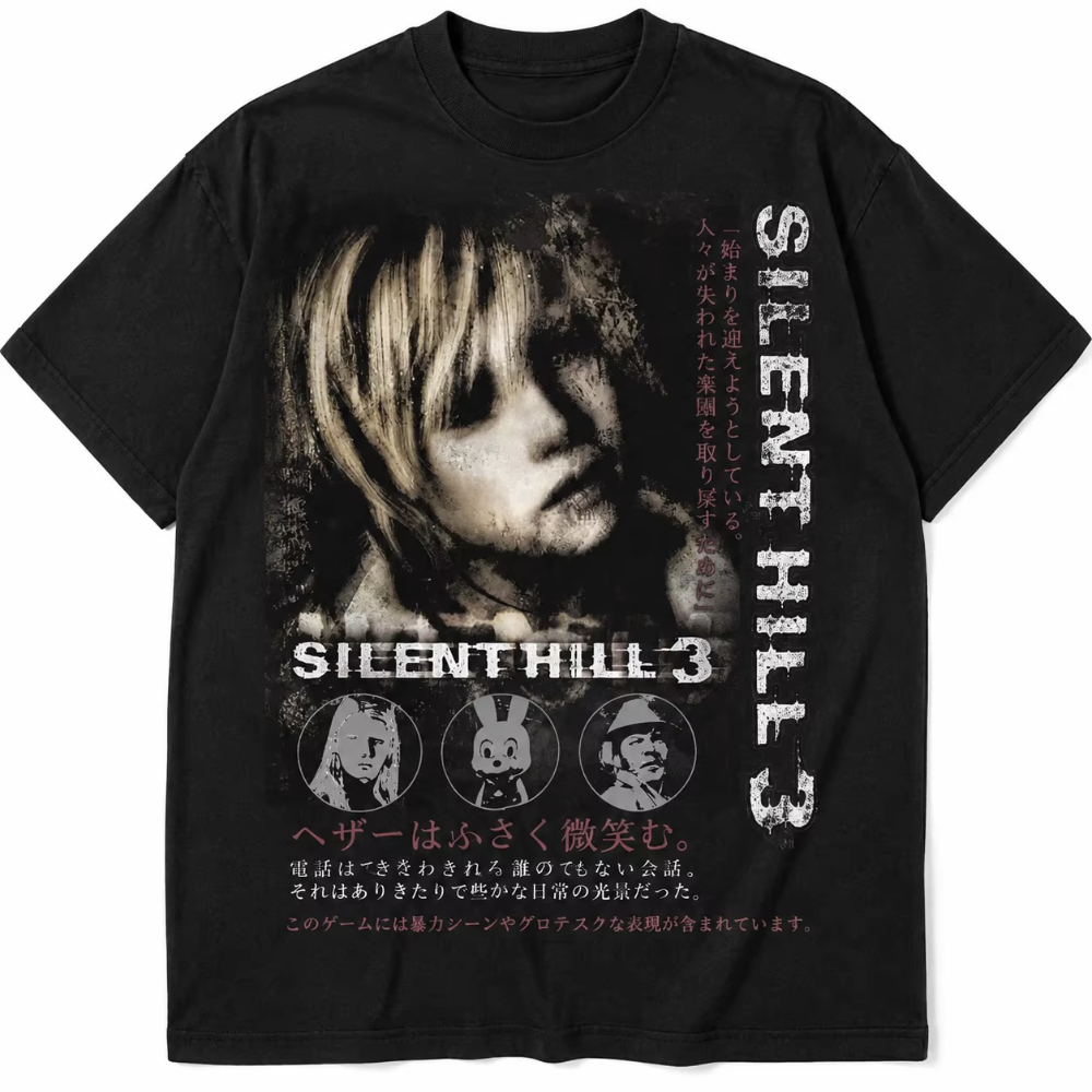 2026 Silent Hill 3 Men Women T - Retro Gaming T Shirt recension och pris