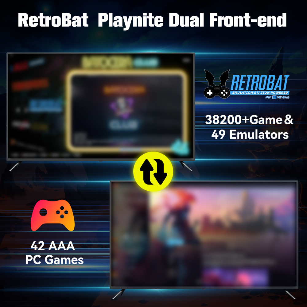 Retrobat＆Playnite System HDD R - Retro Gaming N64 recension och pris